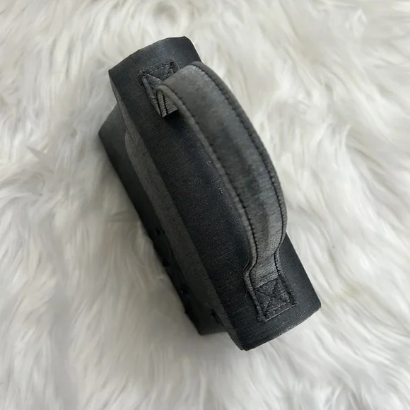 Vintage 90s Y2K 2000s Sasha Silver Grey Beaded Top Handle Mini Bag / Purse - Picture 7 of 13